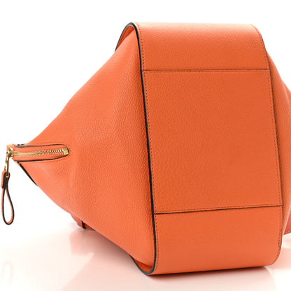 Loewe Grained Calfskin Small Hammock Shoulder Bag Apricot Orange 9 of 12