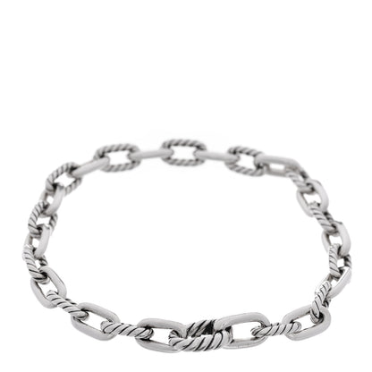 David Yurman Sterling Silver 5.5mm DY Madison Link Chain Bracelet 2 of 3