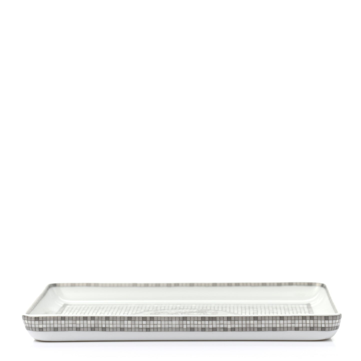 Porcelain Mosaique Au 24 Sushi Plate Platine