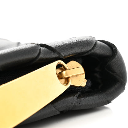 Bottega Veneta Nappa Intrecciato Zip Pouch Camel Black 8 of 9
