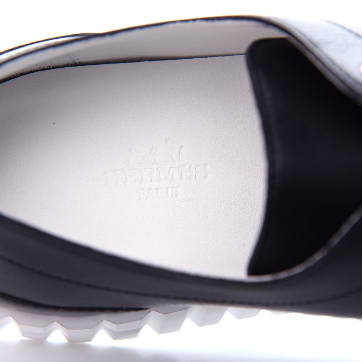 Hermes Calfskin Cross Sneakers 40 Black 8 of 11
