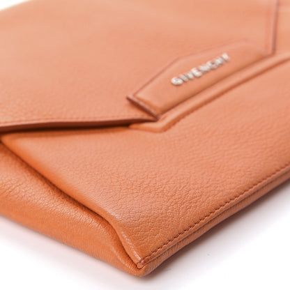 Givenchy Sugar Goatskin Medium Antigona Envelope Clutch Orange 6 of 13