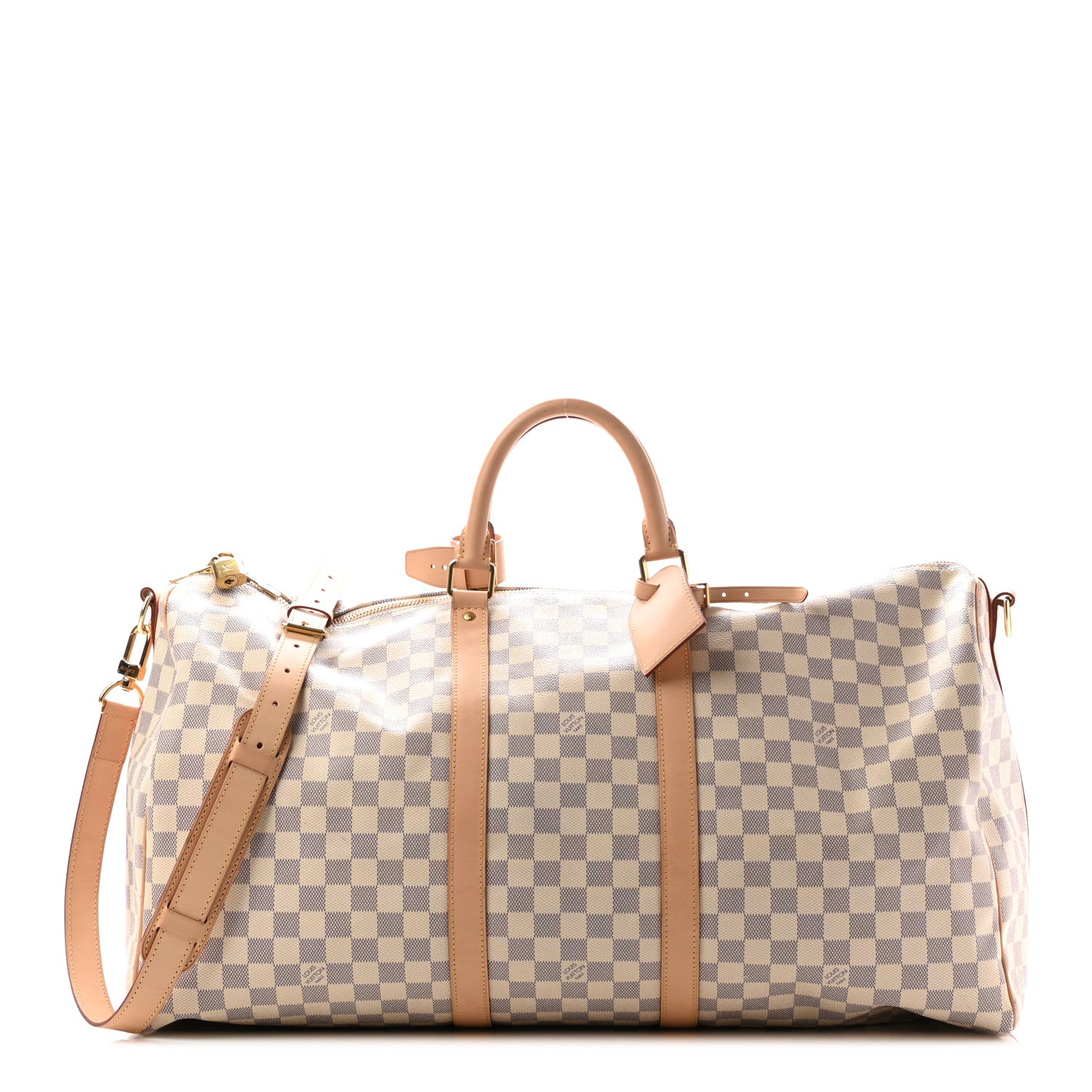 Louis Vuitton Damier Azur Keepall Bandouliere 55 1 of 14