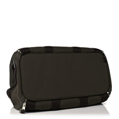Hermes Fabric Carrying Dog Bag Kaki Feu 4 of 12