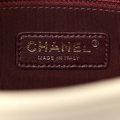 Chanel Sheepskin Quilted Vintage Mademoiselle Flap White 6 of 10