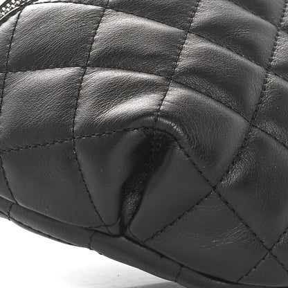 Chanel Calfskin Quilted Waist Belt Bag Black 9 of 10