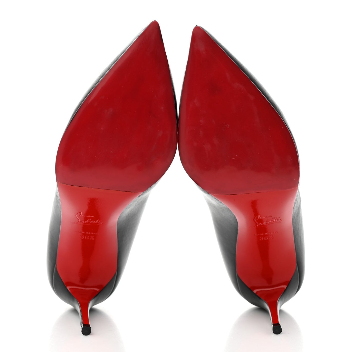 Shiny Nappa Pigalle Follies 85 Pumps 38.5 Black