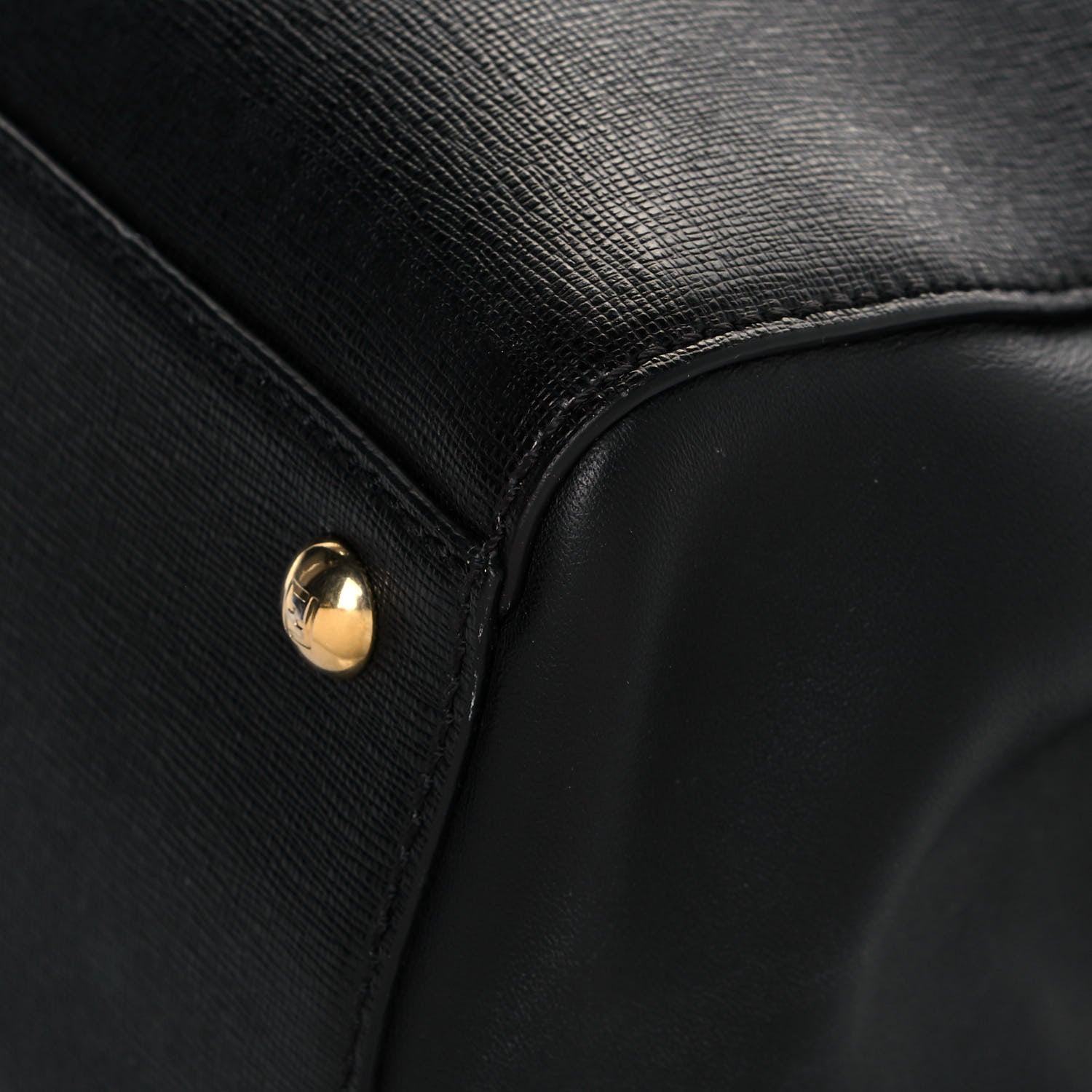 Fendi Vitello Elite Petite 2Jours Tote Black 9 of 15