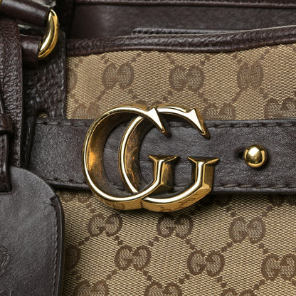 Gucci Monogram Medium GG Running Tote Dark Brown 18 of 19