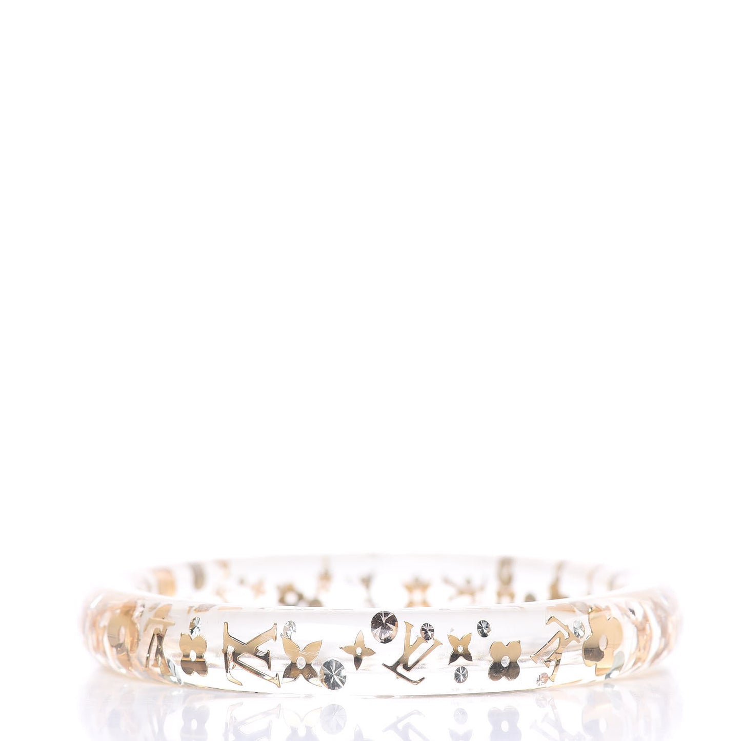 Resin Swarovski Small Inclusion Bracelet PM Transparent
