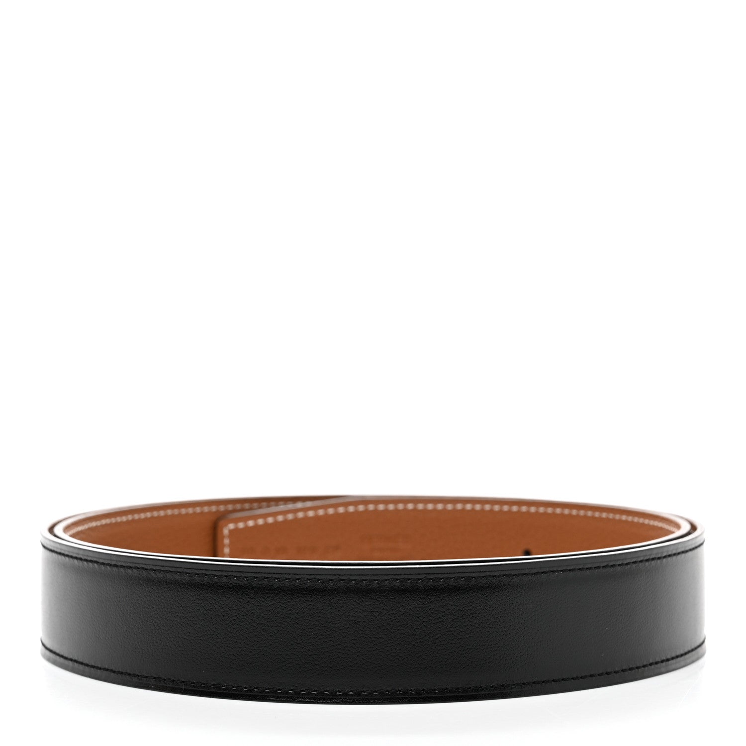 Hermes Box Togo 32mm Belt Strap 95 38 Black Gold 2 of 6