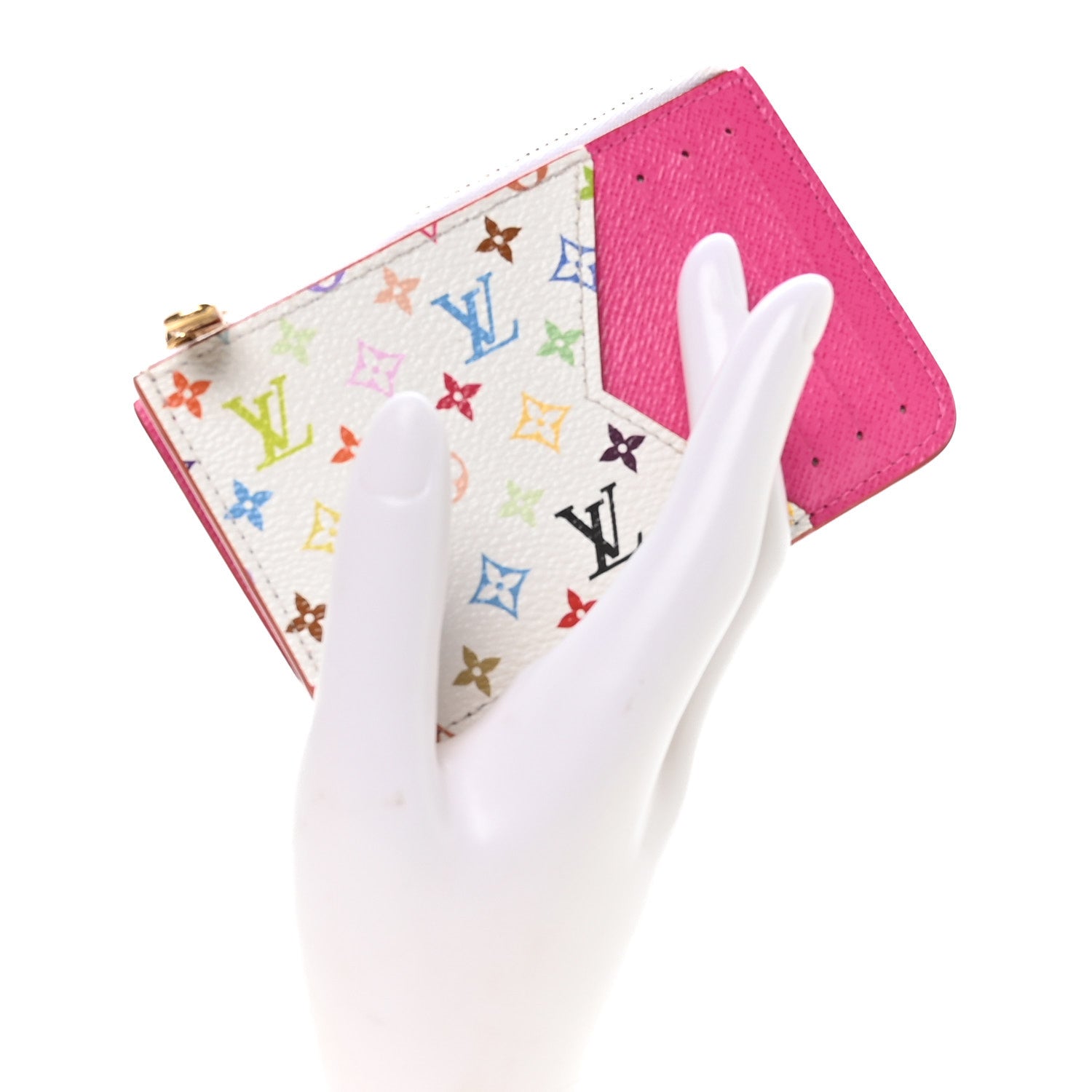 Louis Vuitton LV X TM Monogram Romy Card Holder Kawaii Pink 2 of 7