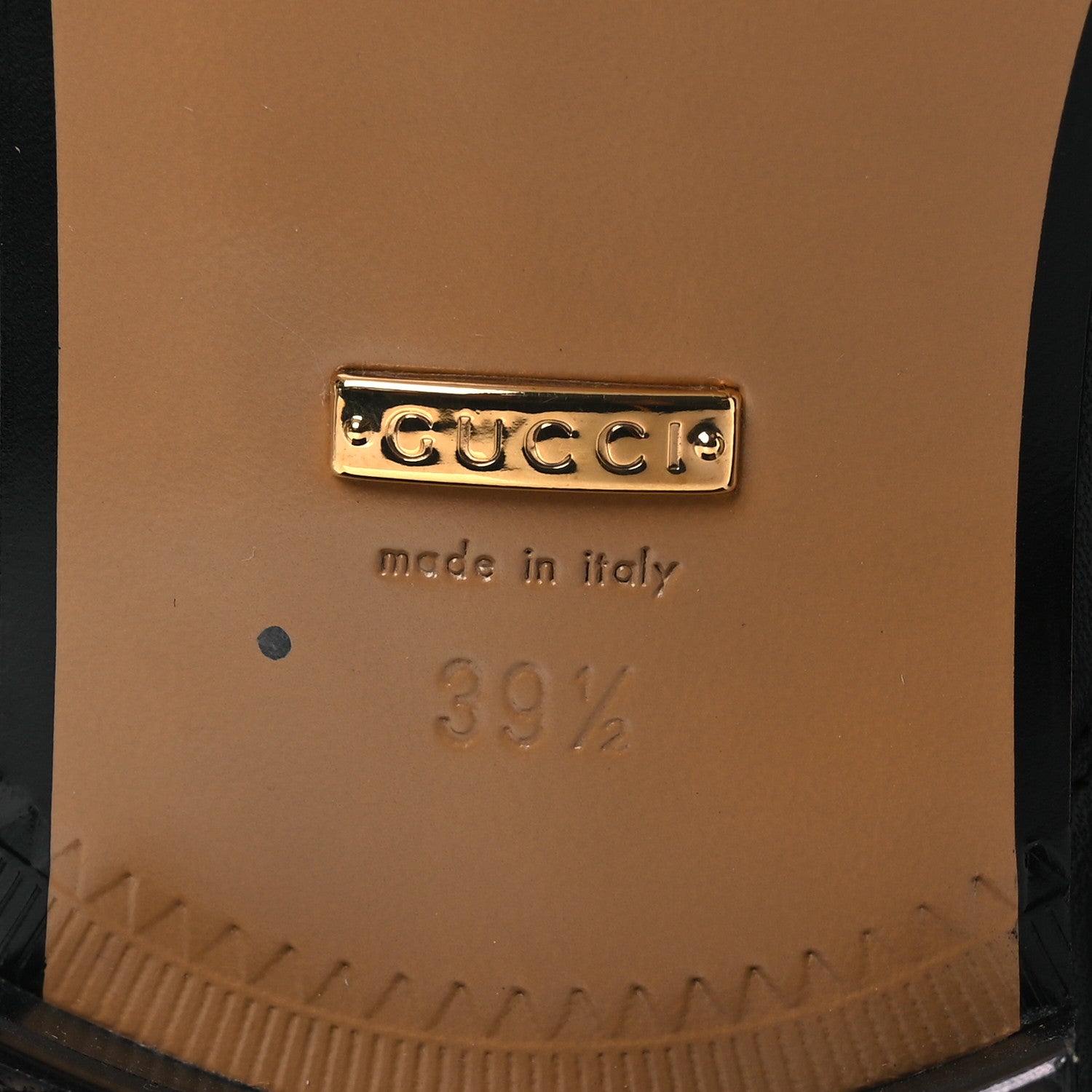 Gucci Calfskin Knee High Boots 39.5 Black 8 of 14