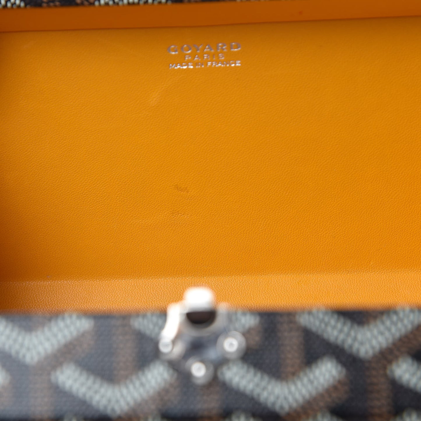 Goyardine Minaudiere Trunk Bag Black