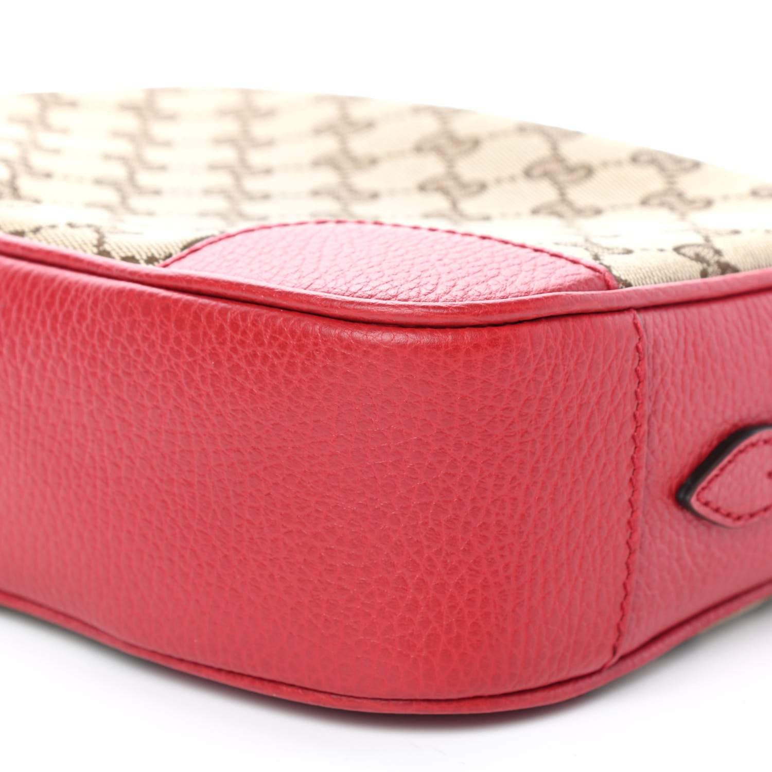 Gucci Monogram Mini Bree Messenger Bag Red 9 of 9