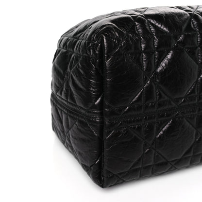 Christian Dior Crinkled Calfskin Macrocannage Large Toujours Black 9 of 10