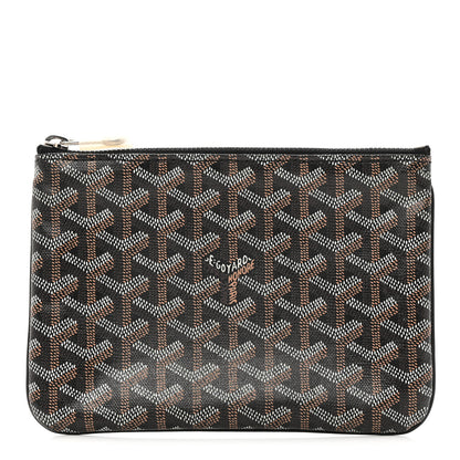Goyard Goyardine Senat Pochette PM Black Gold 1 of 8