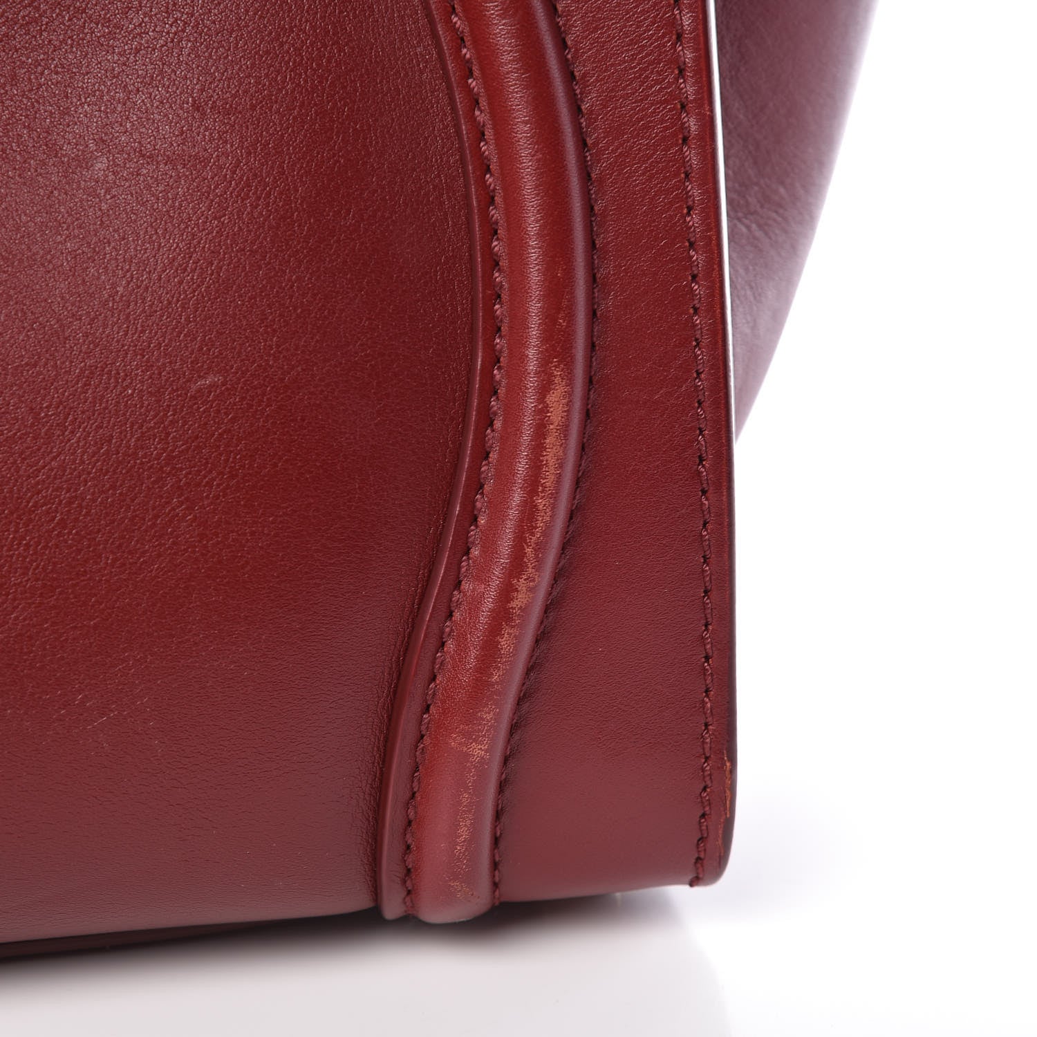 Celine Smooth Calfskin Micro Luggage Rust 13 of 18