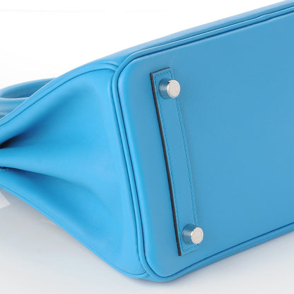 Hermes Swift Birkin 25 Bleu Zanzibar 7 of 32