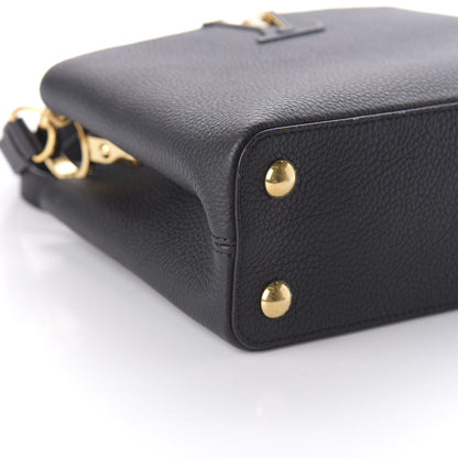 Louis Vuitton Taurillon Capucines BB Black 6 of 10