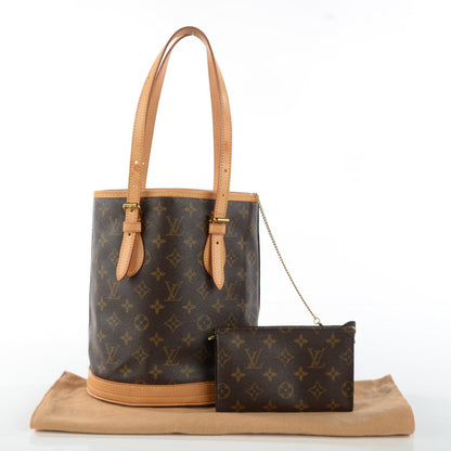 Louis Vuitton Monogram Petit Bucket 23 5 of 10