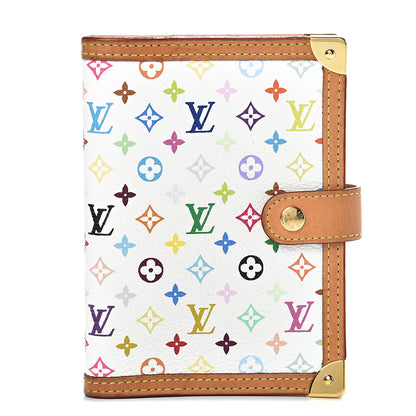Louis Vuitton Monogram Multicolor Small Ring Agenda Cover White 1 of 14
