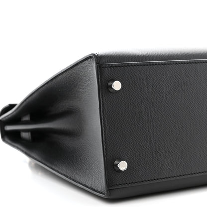 Hermes Epsom Kelly Sellier 32 Black 9 of 11