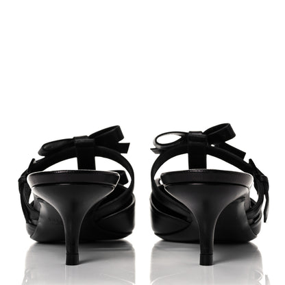 Valentino Garavani Nappa French Bow 45mm Mules 36 Black 5 of 9