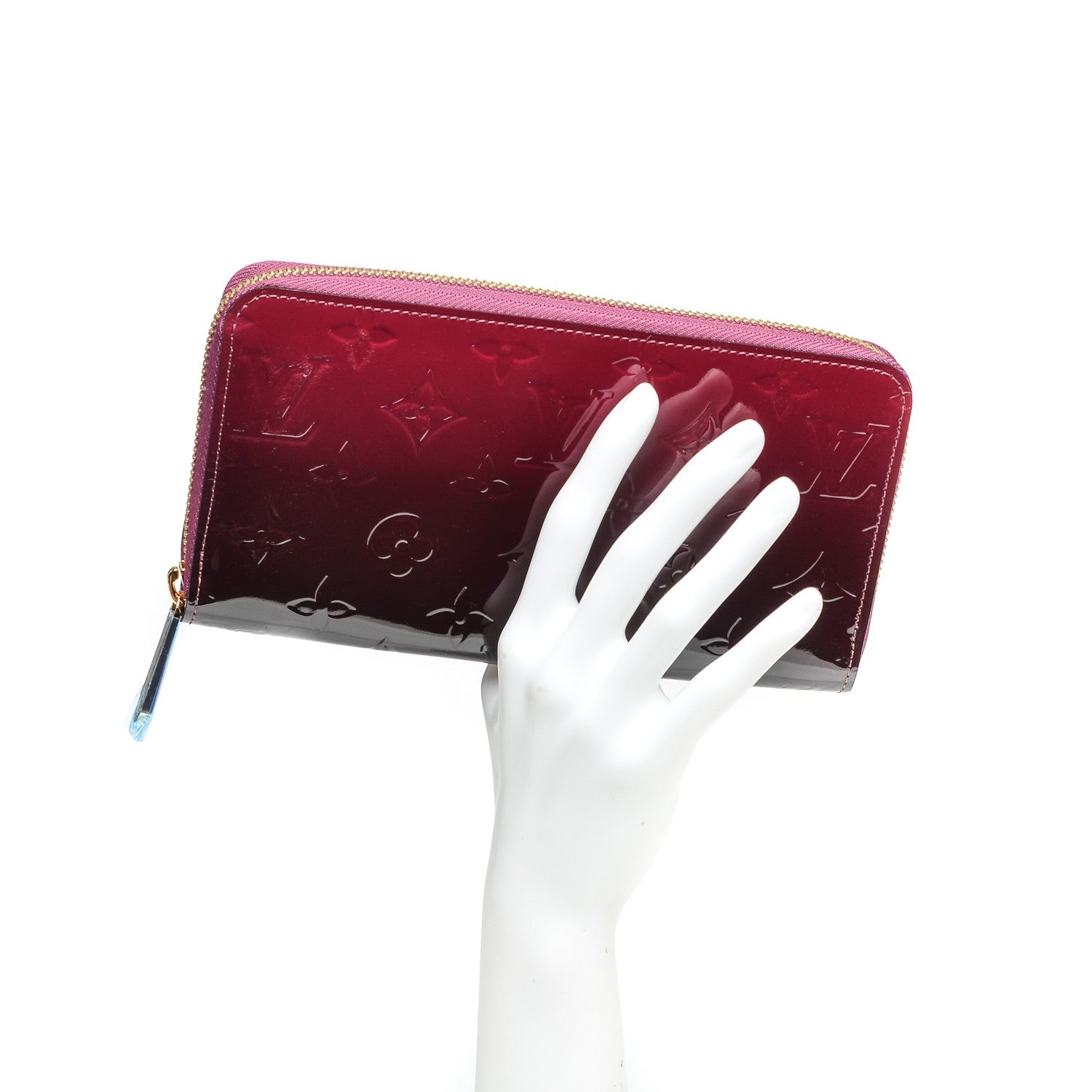 Louis Vuitton Vernis Degrade Zippy Wallet Magenta 2 of 6