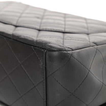 Chanel Lambskin Quilted Maxi Double Flap Black 12 of 21