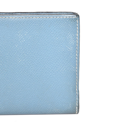 Hermes Epsom Bearn Wallet Blue Jean 8 of 13