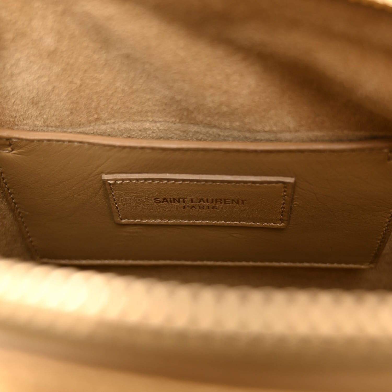 Saint Laurent Calfskin Classic Baby Duffle Gold 6 of 9