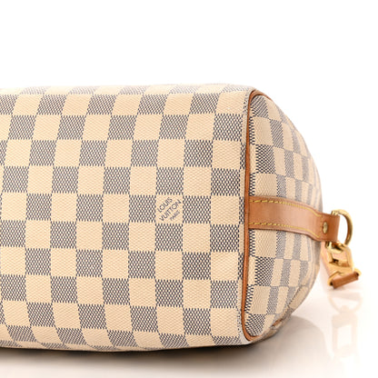 Louis Vuitton Damier Azur Speedy Bandouliere 25 10 of 12