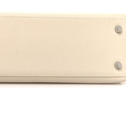 Hermes Epsom Kelly Sellier 25 Craie 11 of 12