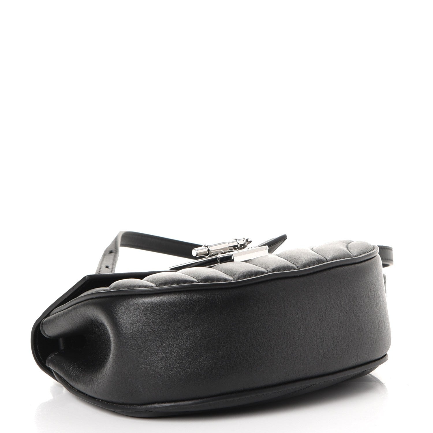 Chloe Calfskin Quilted Mini Drew Bijou Shoulder Bag Black 4 of 7