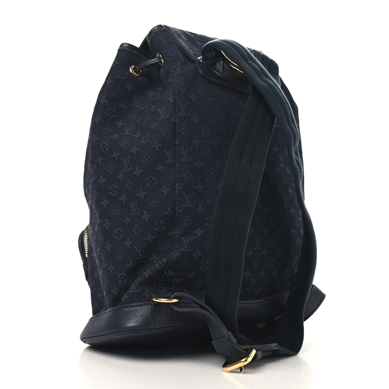 Louis Vuitton Mini Monogram Montsouris GM Backpack Blue 3 of 9