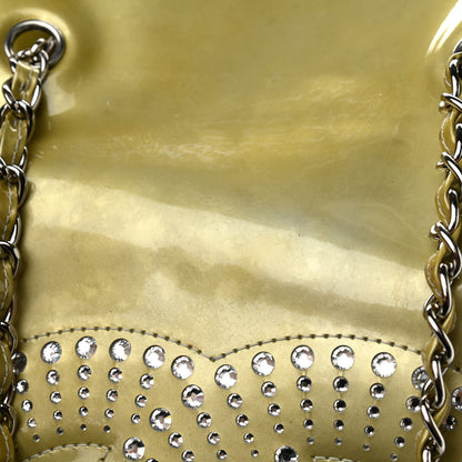 Chanel Patent Crystal Strass Bonbons Tote Silver 18 of 19