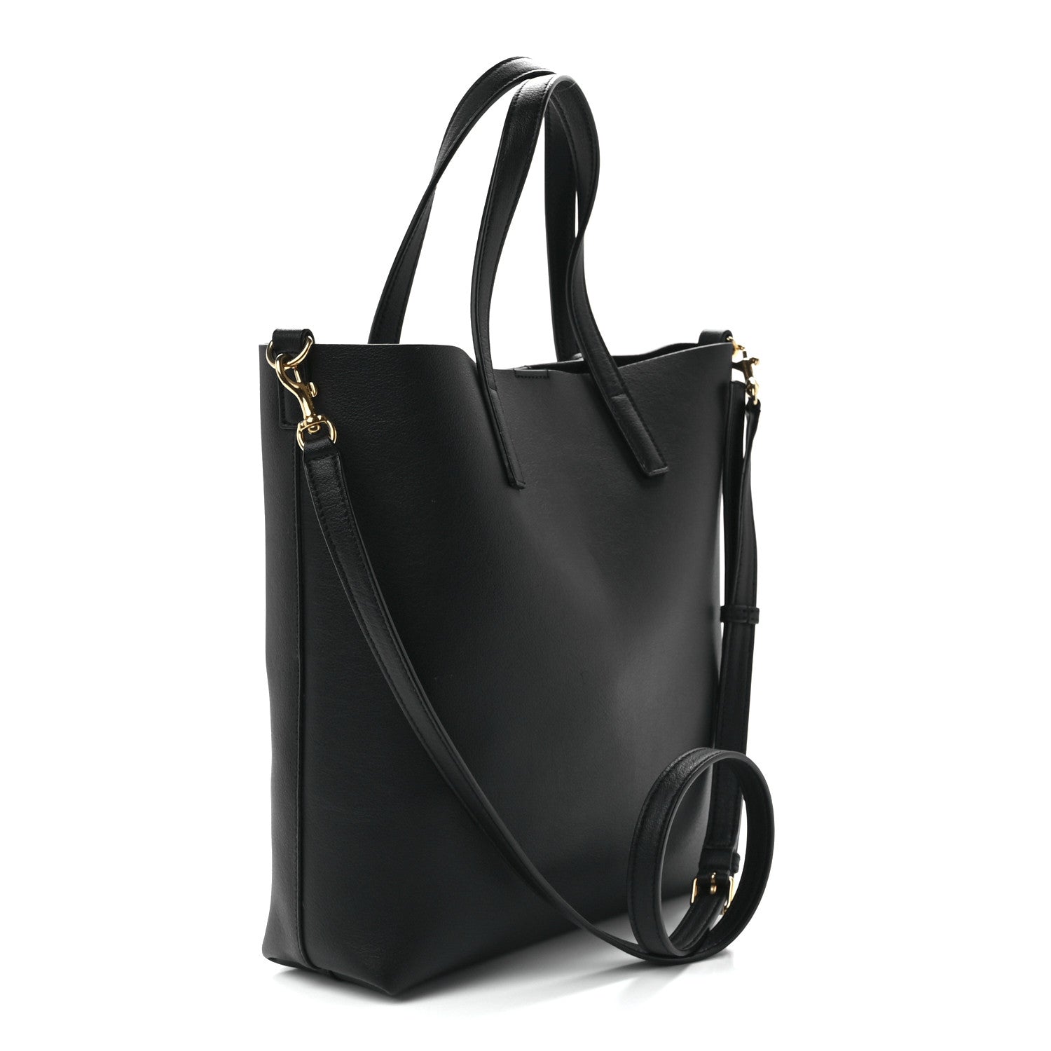 Saint Laurent Calfskin Toy Shopping Tote Black 3 of 12