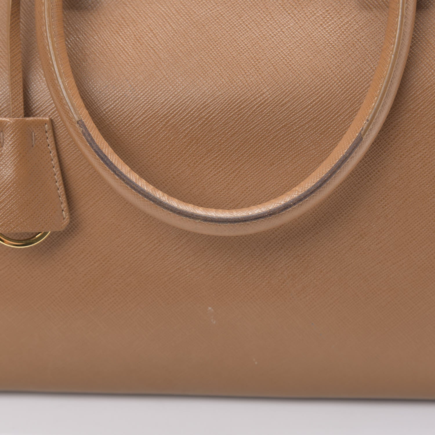 Prada Saffiano Large Galleria Double Zip Tote Caramel 19 of 23