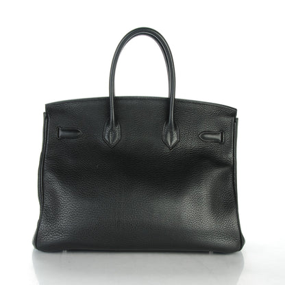 Hermes Taurillon Clemence Birkin 35 Black 5 of 28