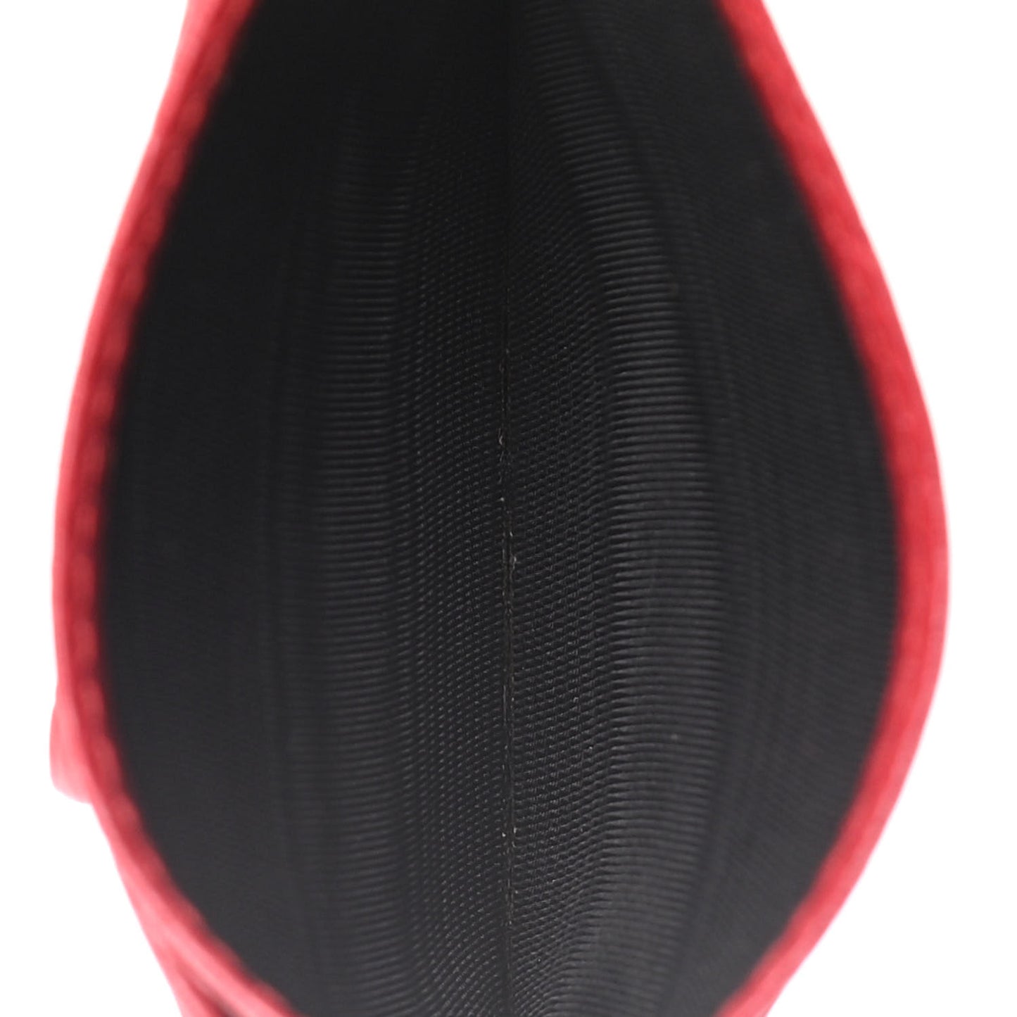 Agneau Giant Gold Hardware Card Case Rouge Sapphire