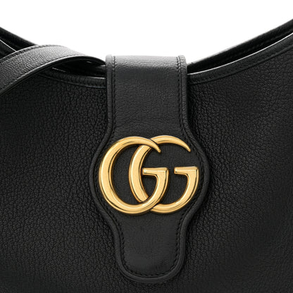 Gucci Goatskin Medium Aphrodite Shoulder Bag Black 8 of 13
