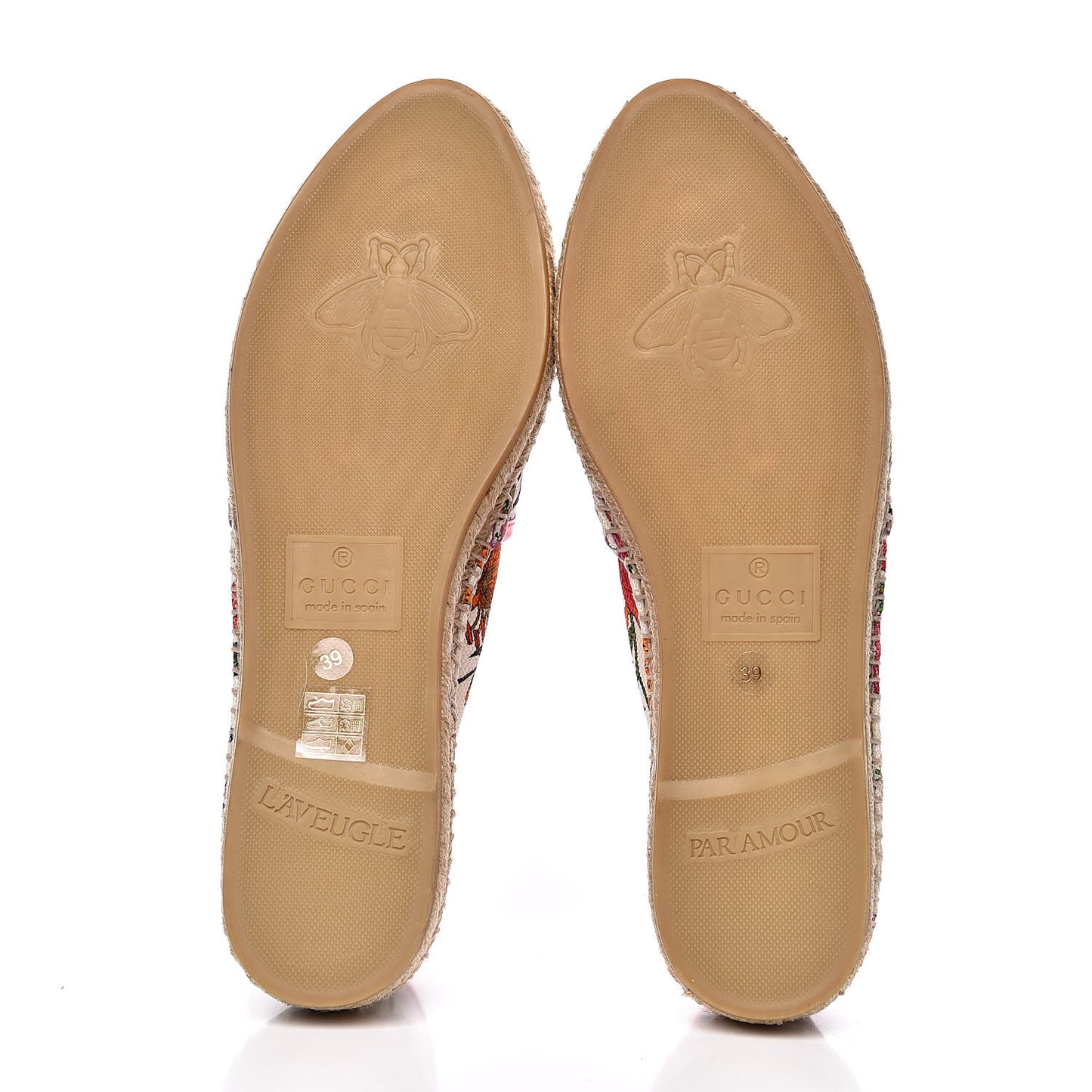Canvas Flora Print Espadrilles 39 White Multicolor Fuxia