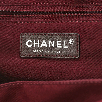 Chanel Iridescent Calfskin Quilted Large In The Mix Tote Black 6 of 10