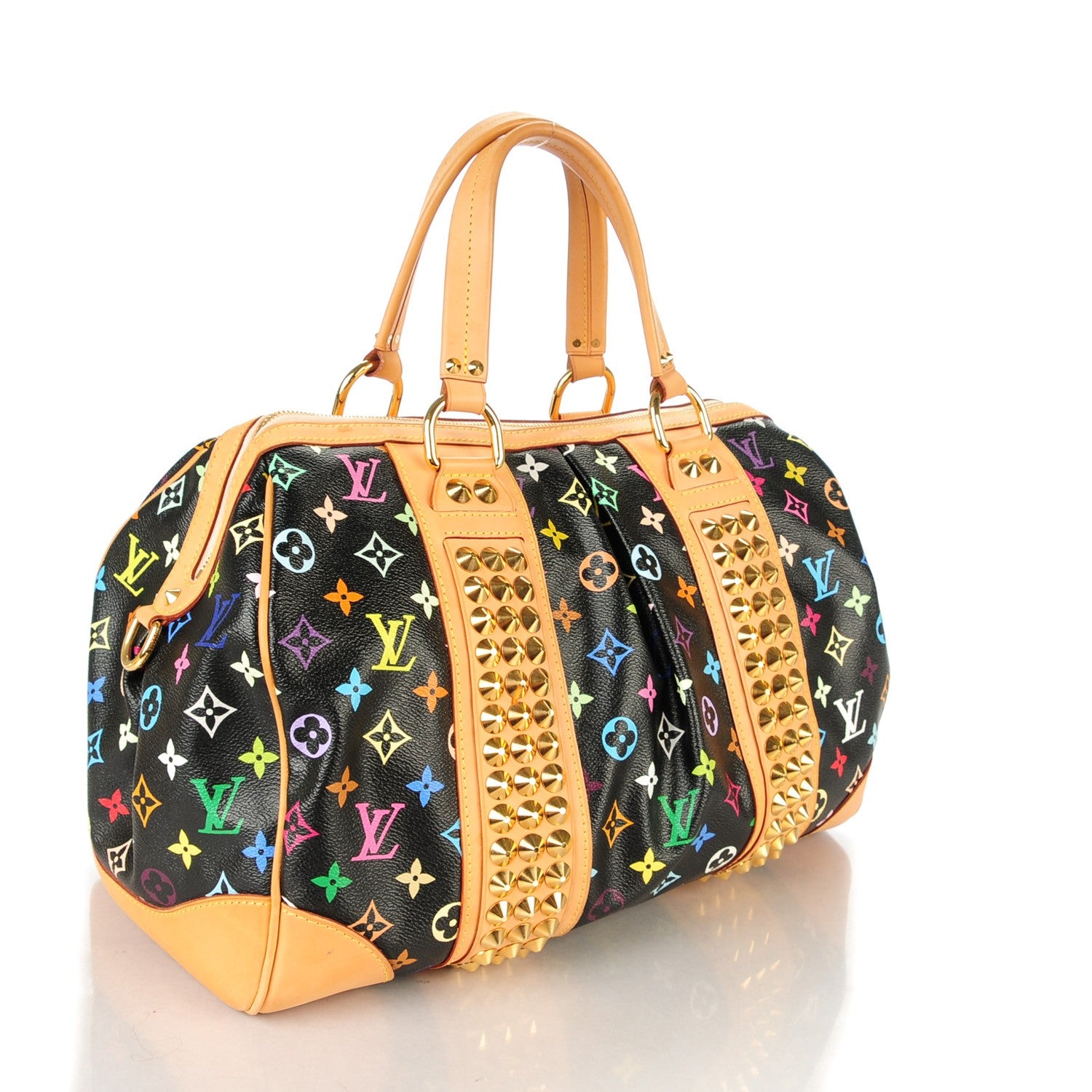 Louis Vuitton Monogram Multicolor Courtney GM Black 3 of 12