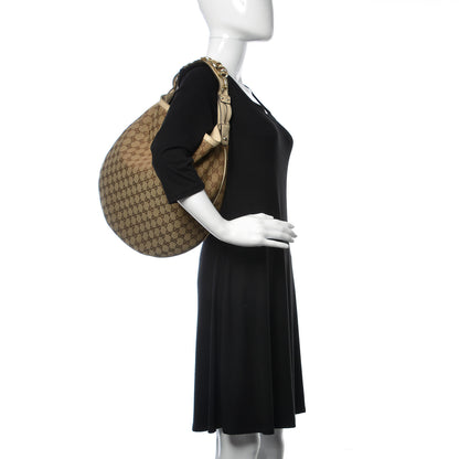 Gucci Monogram Large Wave Hobo Off White 2 of 16