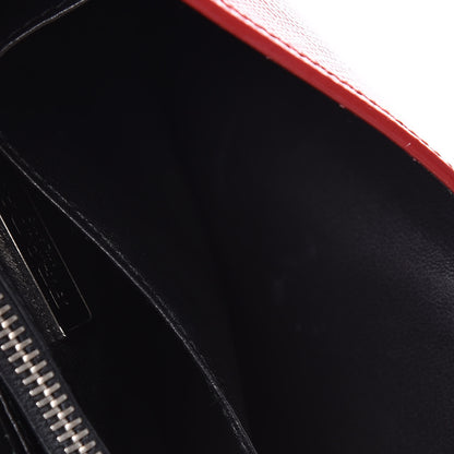 Prada Saffiano Vernice Wallet with Strap Rosso 9 of 12