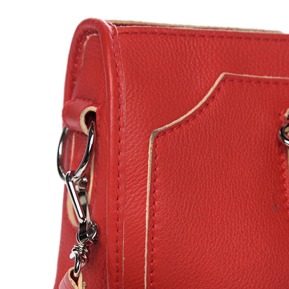 Balenciaga Supple Grained Calfskin Classic Silver Hardware Highlight City Rouge Fraise 13 of 14