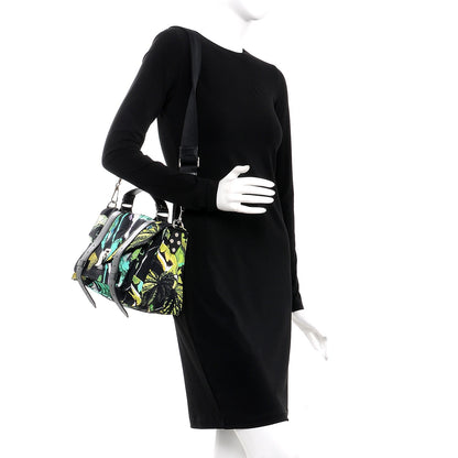 Proenza Schouler Nylon Tropical Printed Medium PS1 Satchel Black 2 of 10