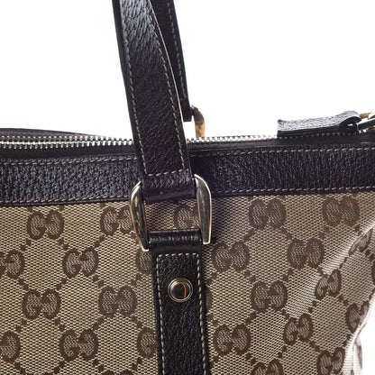 Gucci Monogram Medium Abbey Tote Brown 20 of 21